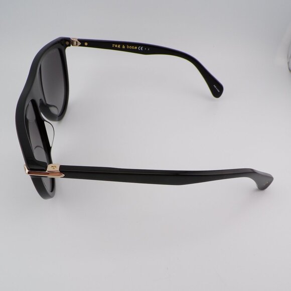 Rag & Bone Polarized Navigator Browline Shades, Round Metal Accent Retro 1056S main image 12